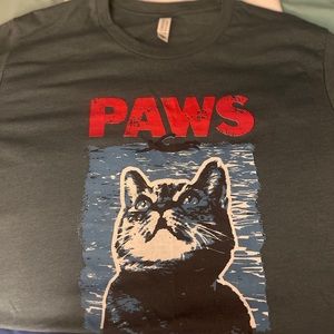 Brand new graphic t shirt. No tags. Slate gray XL. Unisex